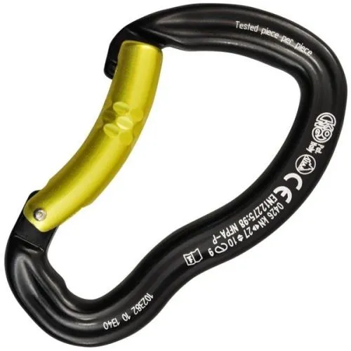 Kong Ergo Bent Gate Moschettone Arrampicata
