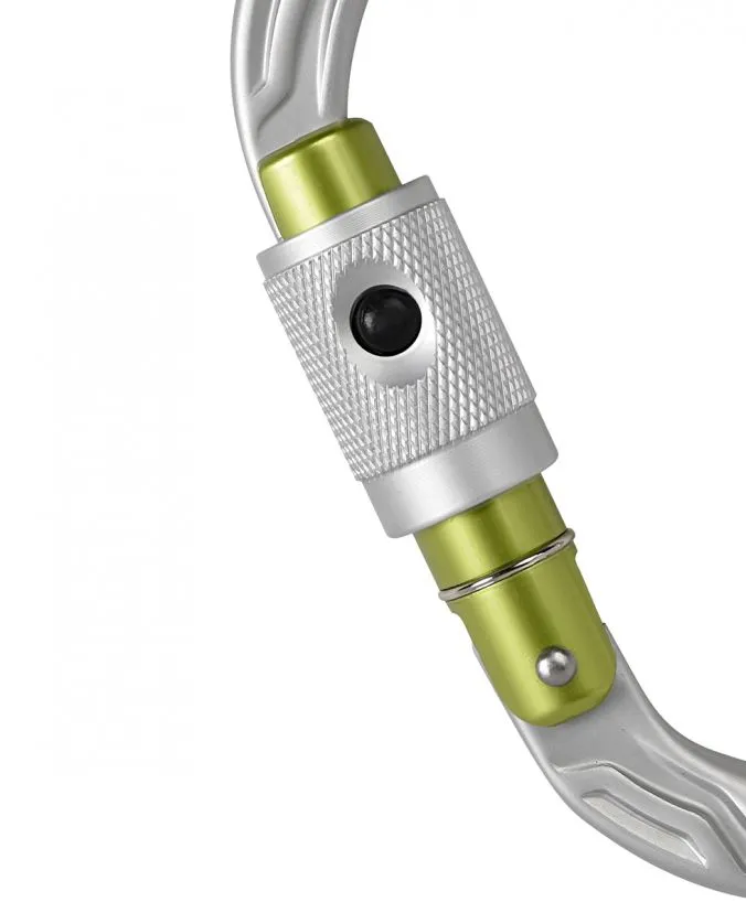 Edelrid Oval Power 2500 Permalock Moschettone A Ghiera Arrampicata - immagine 2