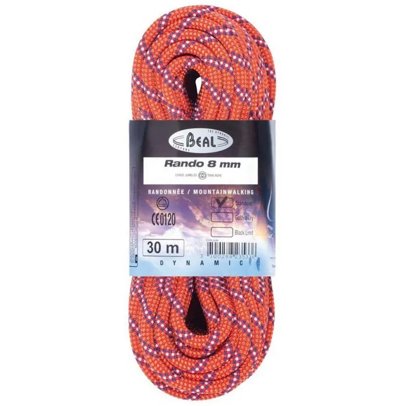 Beal Rando 8 Mm Classic Corda Gemella Arrampicata - immagine 3