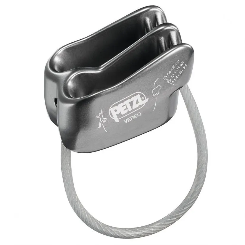 Petzl Verso Assicuratore Discensore Secchiello Polivalente Arrampicata - immagine 2