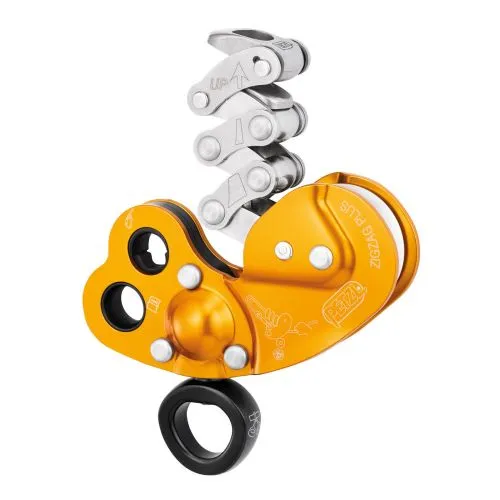 Petzl ZigZag Plus Bloccante Lavoro Su Piante Con Girello