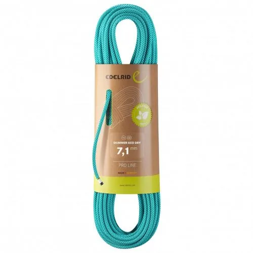 Edelrid Skimmer Eco Dry 7.1 Mm Mezza Corda Arrampicata