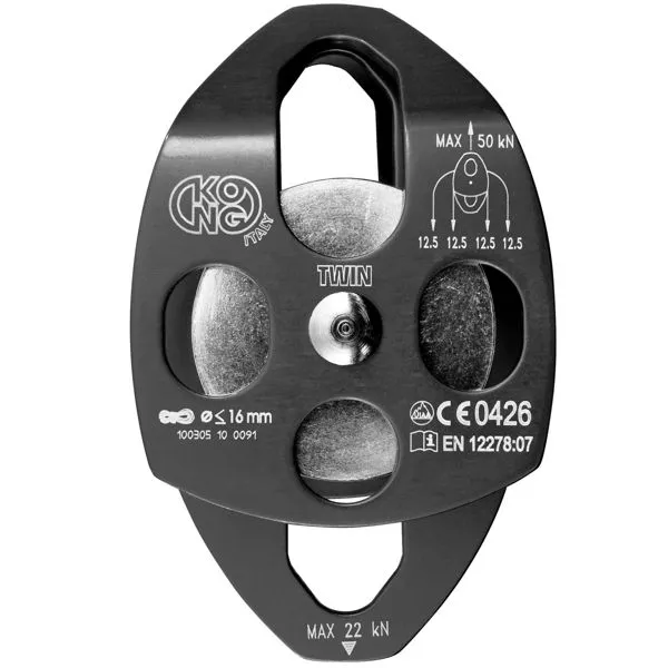 Kong Twin Carrucola Doppia Lavori In Quota Soccorso - immagine 3