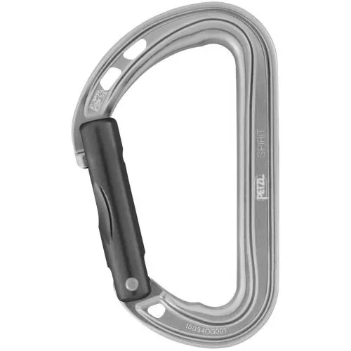 Petzl Spirit Straight Gate Moschettone Arrampicata