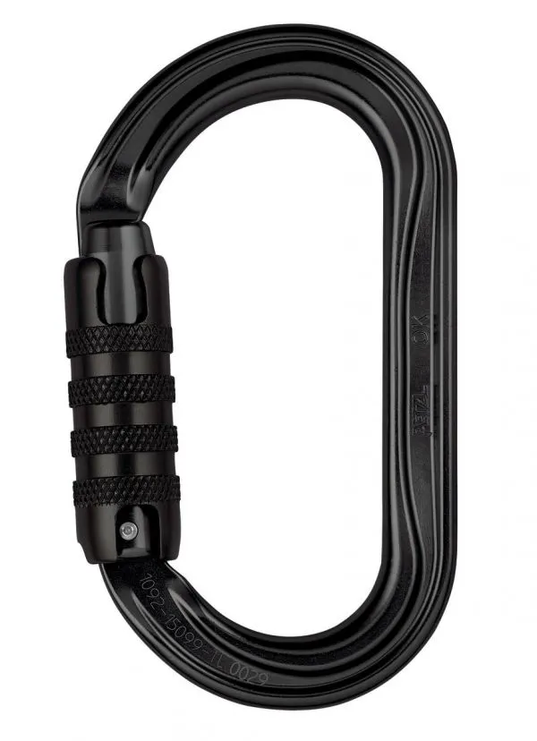 Petzl Ok Triact-Lock Moschettone Triplo Movimento Arrampicata - immagine 2